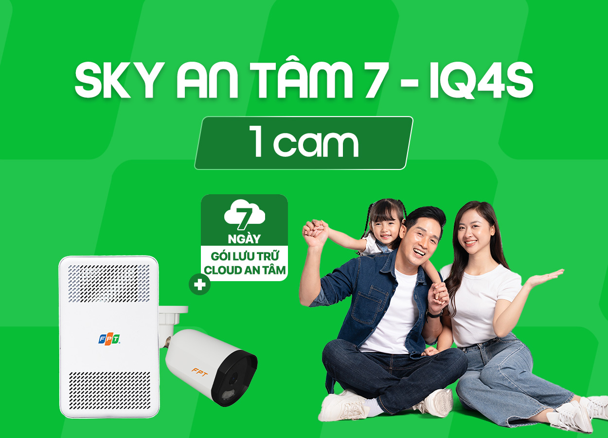 Sky An Tâm 7 - IQ4S (Gói Combo Ngoài Trời)